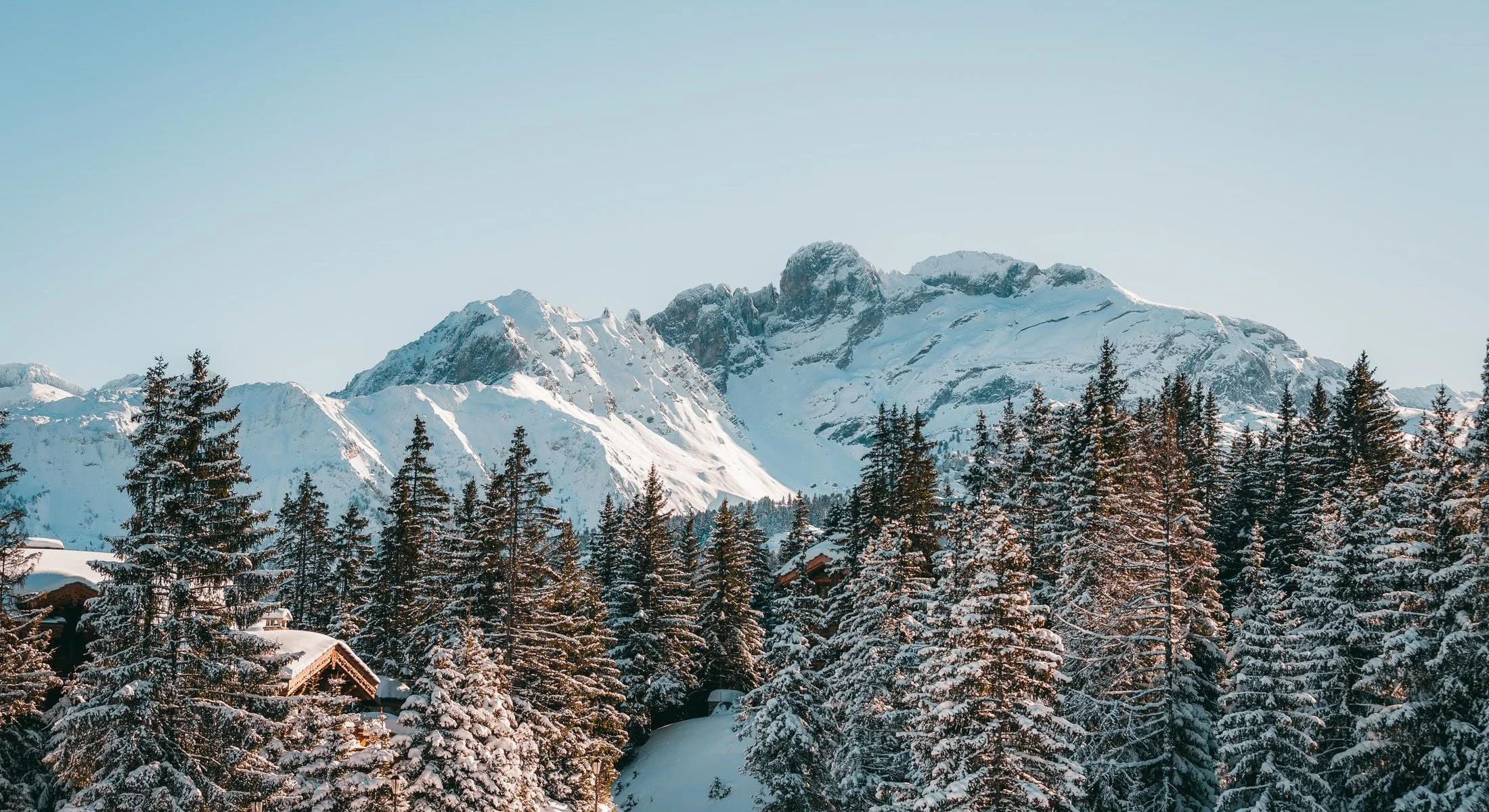 Courchevel sous la neige